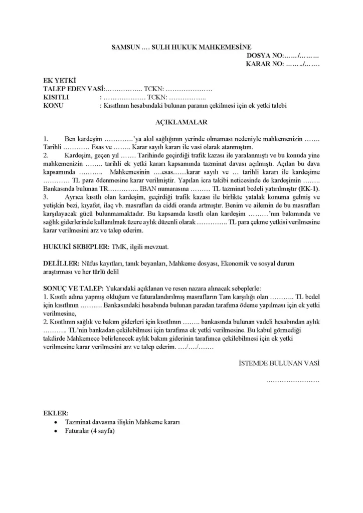 vasi-banka-para-cekme-izin-dilekcesi-ornegi ücretsiz indir